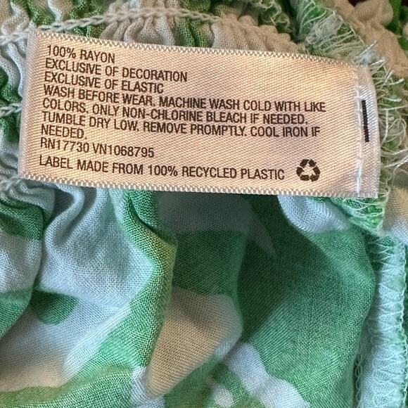 Lilly Pulitzer Green and White Tropical Jumpsuit - Picture 9 of 9